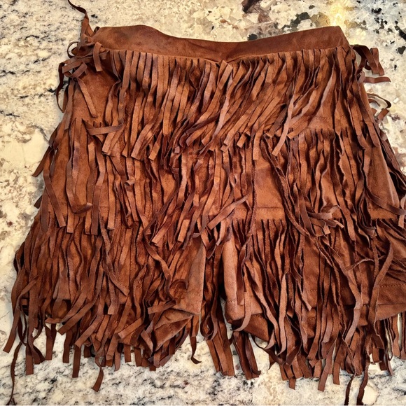 Mia Belle Girls fringe shorts turtleneck cowgirl outfit bundle lot size large - Picture 2 of 10